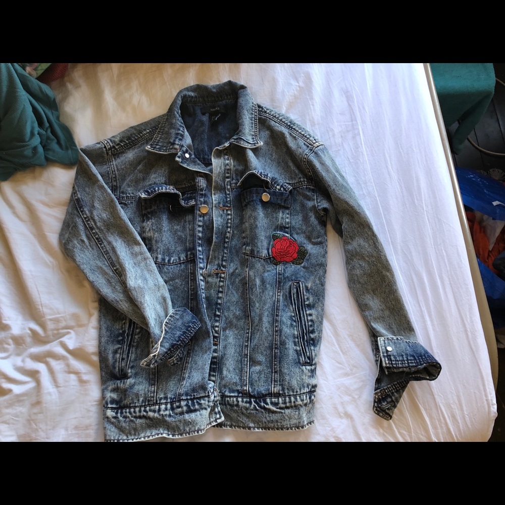 Vintage looking Jean Jacket with patches